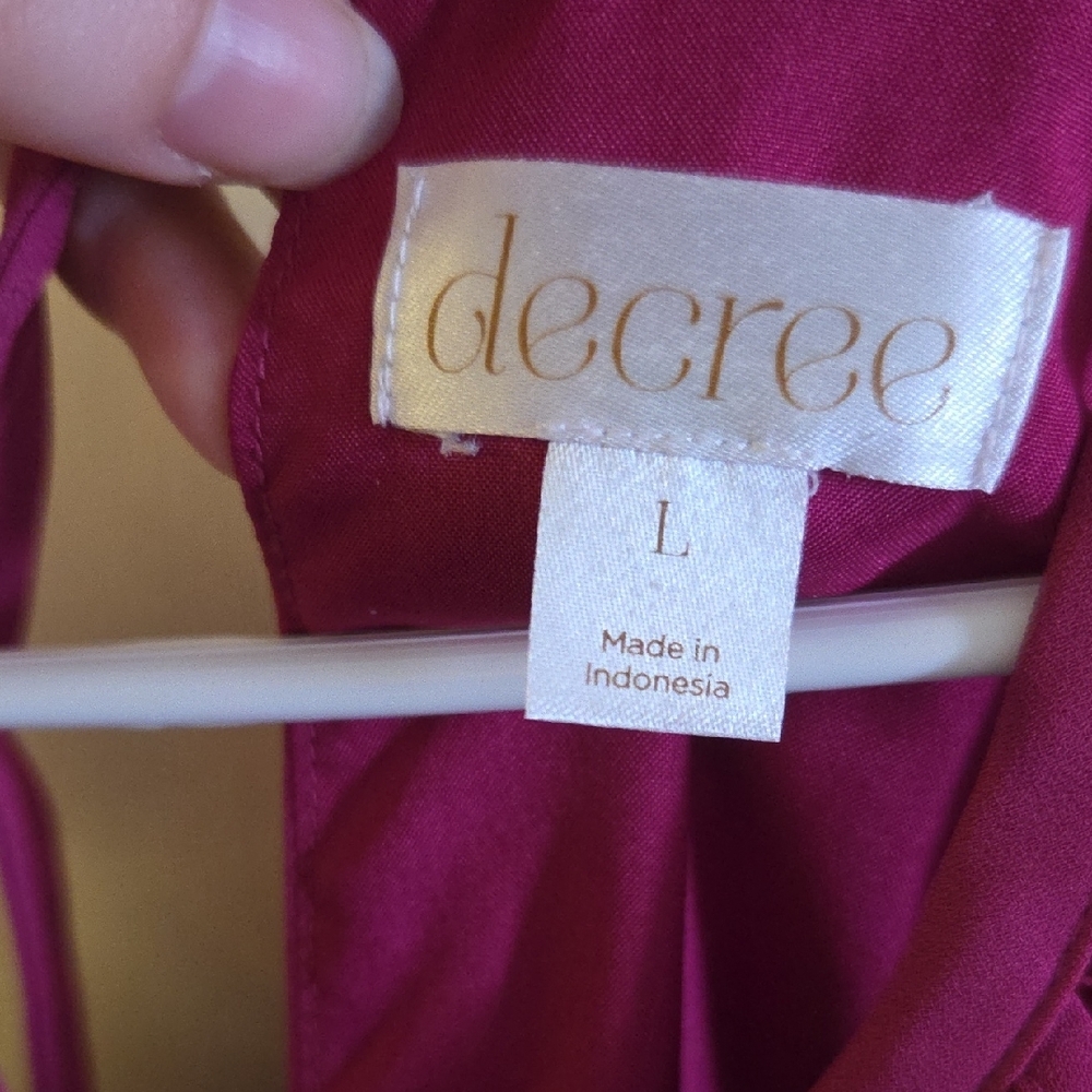Decree Fuchsia Ruffle Dress - Picture 2 of 4